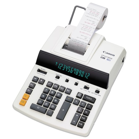 Canon Calculator, Cp1213Diii, White 9933B001